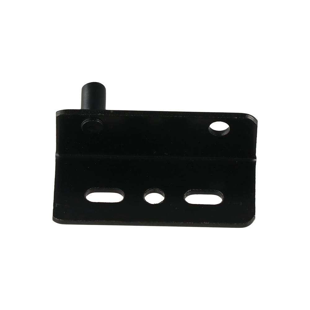 2pcs Black/Silver Concealed Shaft Multifunction Upper Lower Hinge Clips Furniture Hinge  Wood Doors