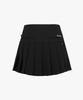 FAIRLIAR GOLF Asymmetrical Pleated Skirt (Black)