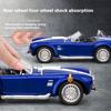 1:24 1965 Shelby Cobra Convertible Roadster Model Simulation Sound Light Pulling Tire Shock Absorbing Boys Birthday Gift