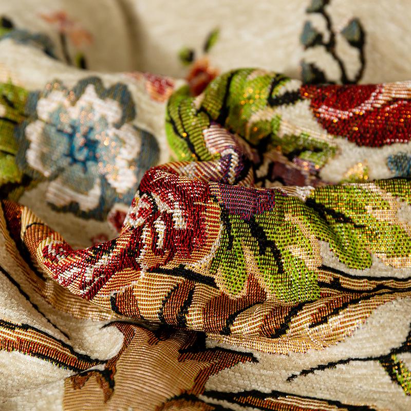 European Chenille Jacquard Sofa Cushion Cover for Home or Office