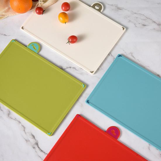 Set icona di classificazione del tagliere da cucina Frutta vegetale antiaderente in stile nordico a doppio taglio