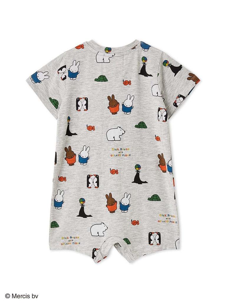 DickBruna BABY Cool-to-the-touch All-Over Print Romper PBCO254417GRY80