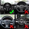 ABS Chrome Car Steering Wheel Decoration Cover Trim Sticker Fit for Volkswagen VW GOLF POLO JETTA MK5 MK6 Bora