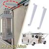 2/4pcs RV Awning Track Hooks RV Rail Hooks Outdoor Hanging Additions No Drill Perfect For Camper Camping Hanging Lanterns