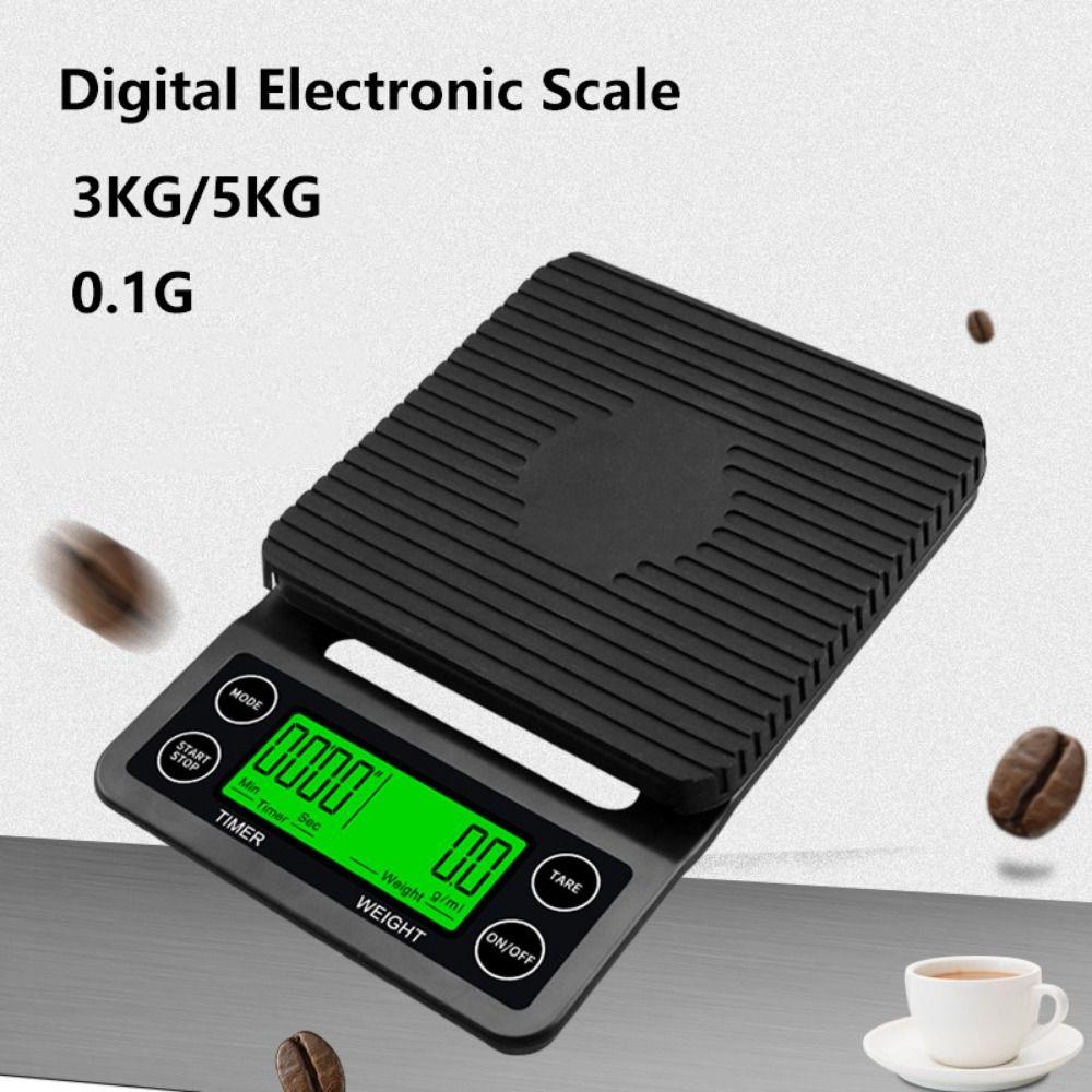 High Accuracy Kitchen Scale LCD Display Digital Scale Portable Coffee Scale  Home