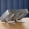 Collapsible Notebook Computer Stand Featuring 10 Height Setting And NonSlip Silicone Pad