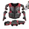 Kids Motorcycle Protector Motorcycle Waistcoat Child Body Protector Kids Motocross ATV Dirt Bike Chest Spine Knee Elbow Pad