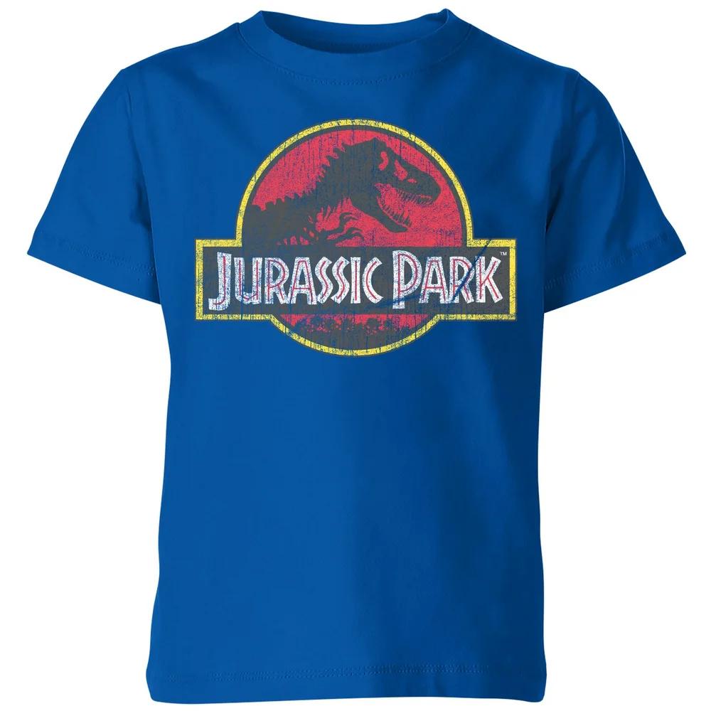 

Jurassic Park Logo Vintage Kids T-Shirt - Blue - 3-4 Years 160