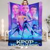 K-Pop Demon Hunters Blanket Girls Boys Plush Throw Blanket Novelty Warm Blanket All Season Gift