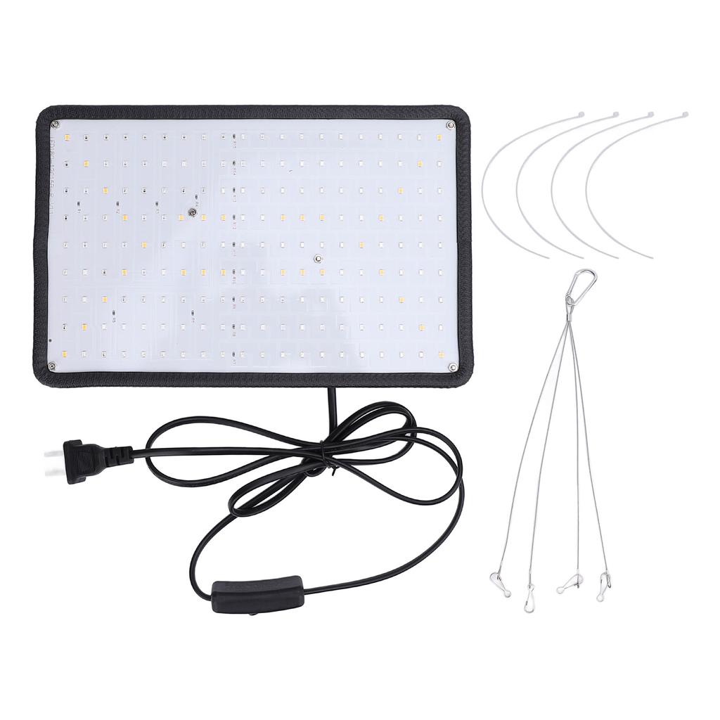 LED Grow Light Panel Full Spectrum for Indoor Plants 180 LEDs Growing Lamp for Greenhouses
