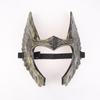 Viking Style Half-Face Mask Plastic Anime Mask Helmet Cosplay Masks Halloween Costume Accessories Party Props