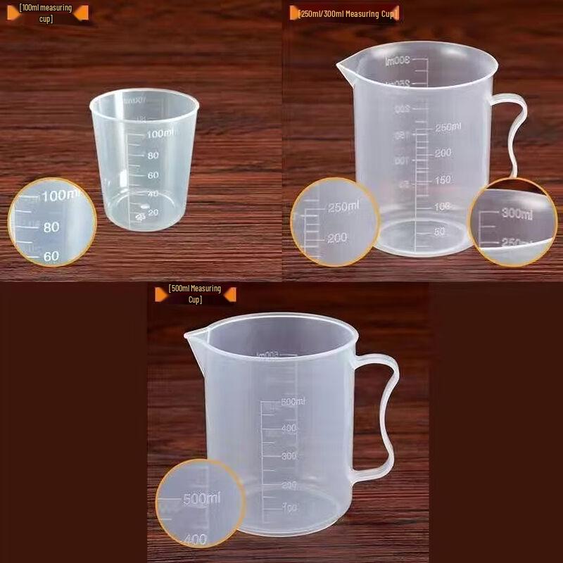 Graduated Food Grade Plastic Measuring Cup Set