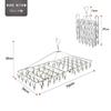 HRURU 70+20 Clothes Drying Clothes Hanger, Stainless Steel Clothes Drying Clothes Hanger, Improved 2025 Model (Includes 20 Spare Clothes Drying Clothe