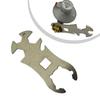 1pc Gas Bottle Wrench Stainless Steel Gas Cylinder Wrench For Outdoors Portable Cooking Gas Conditioning Tools Replacement Parts