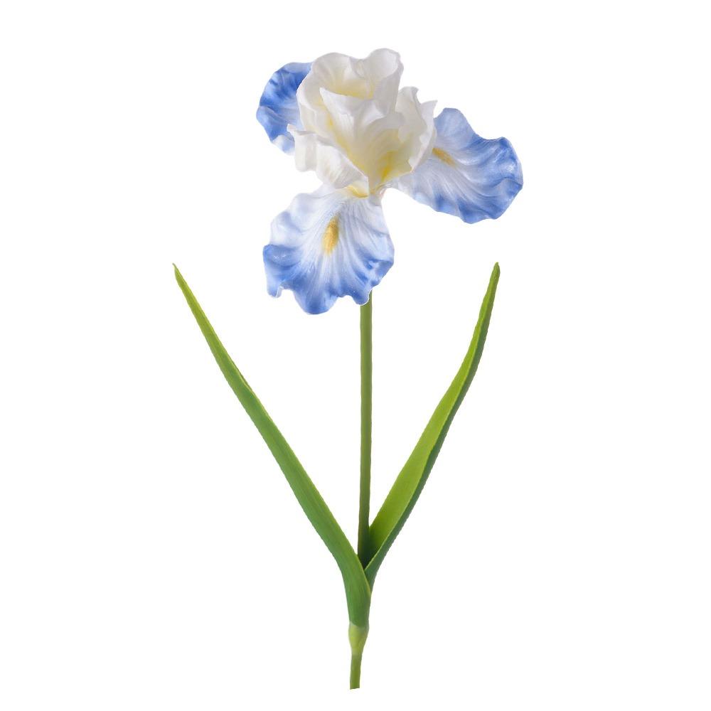 Zelené Listy Umělý Kosatec Květ Vícebarevná Falešná Květina Fleur-de-lis Simulovaná Květina Dárek