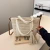 Portable Large-capacity Woven Bag Women's Summer New Simple Casual Straw Bag Commuter Versatile Shoulder Women's Bag