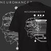 Neuromancer T-Shirt Klassisch Cyberpunk Sci-Fi Roman Merch