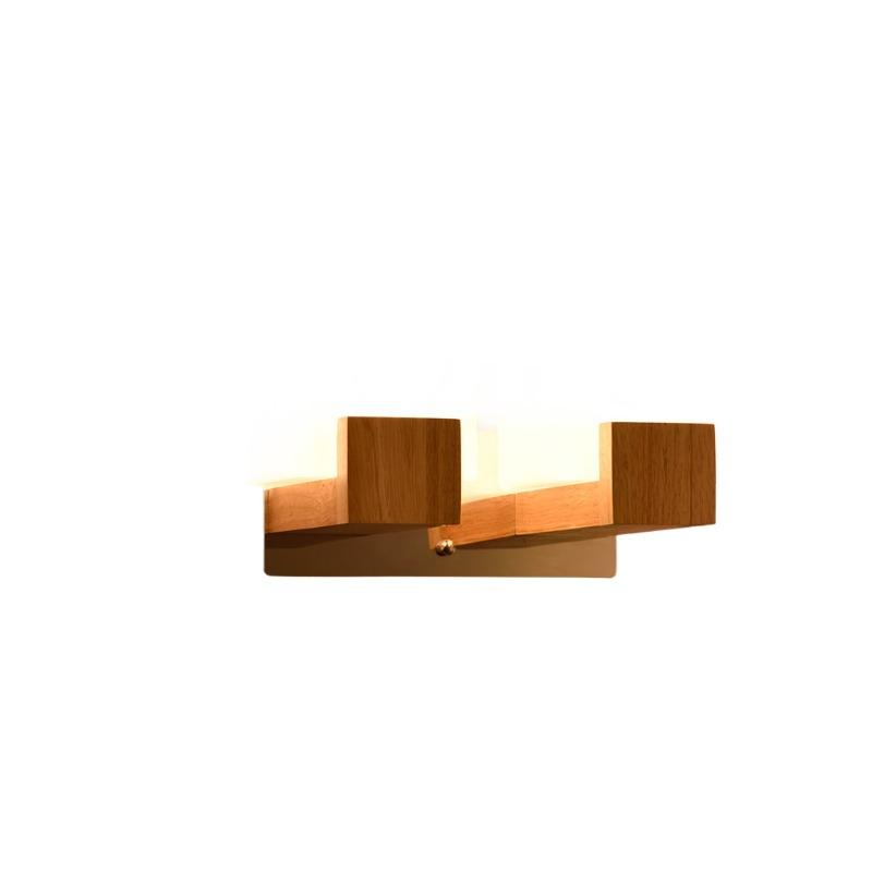 Modern Glass Wall Sconce Light for Bedroom Bedside Bathroom Hallway Living Room Wood Background Lamp Decoration Lighting Japan