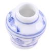 1/12 Dollhouse Miniature Blue And White Porcelain Vase Accessories Toy