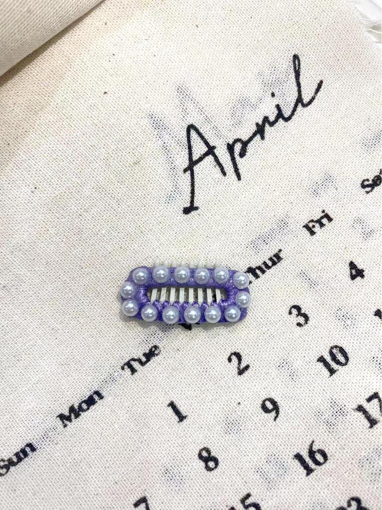 Entzückende einfarbige Haarspangen für Haustiere - Haarspangen und Kopfschmuck für Bichon & Teddy