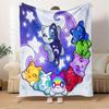 1pc Flannel Throw Blanket, Cats,Stars,AphmauPattern Printed Blanket, Warm Cozy Soft Blanket For Couch Bed Sofa Car Office Camping Travelling