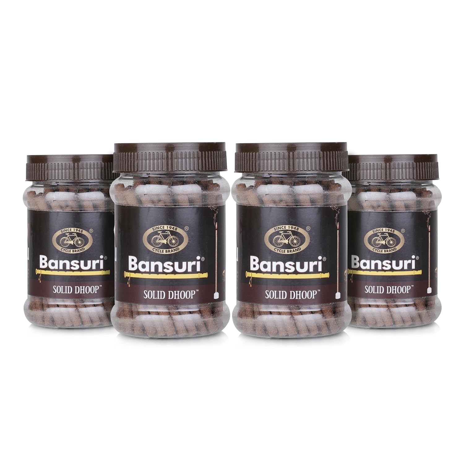 

Cycle Pure Bansuri Бамбуковые безосновные благовония с ароматом лобана, 100 г, упаковка из 4 штук для пуджи, медитации