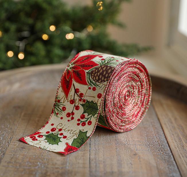 

Стрічка для декору вінка Святкові приналежності Стрічка Оформлення сцени One Size червоний