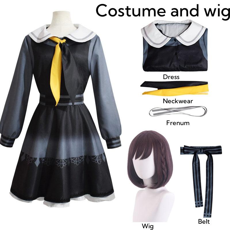 Shinonome Ena Cosplay Costume Wig Anime Project Sekai Colorful Stage School Uniform Halloween Party for Women Girls