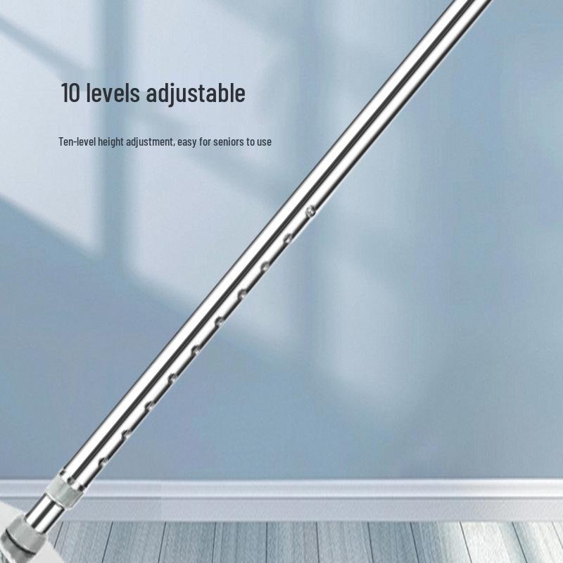 Non-slip Four-Legged Telescopic Walking Stick for Elderly and Disabled - Thickened Aluminum Alloy