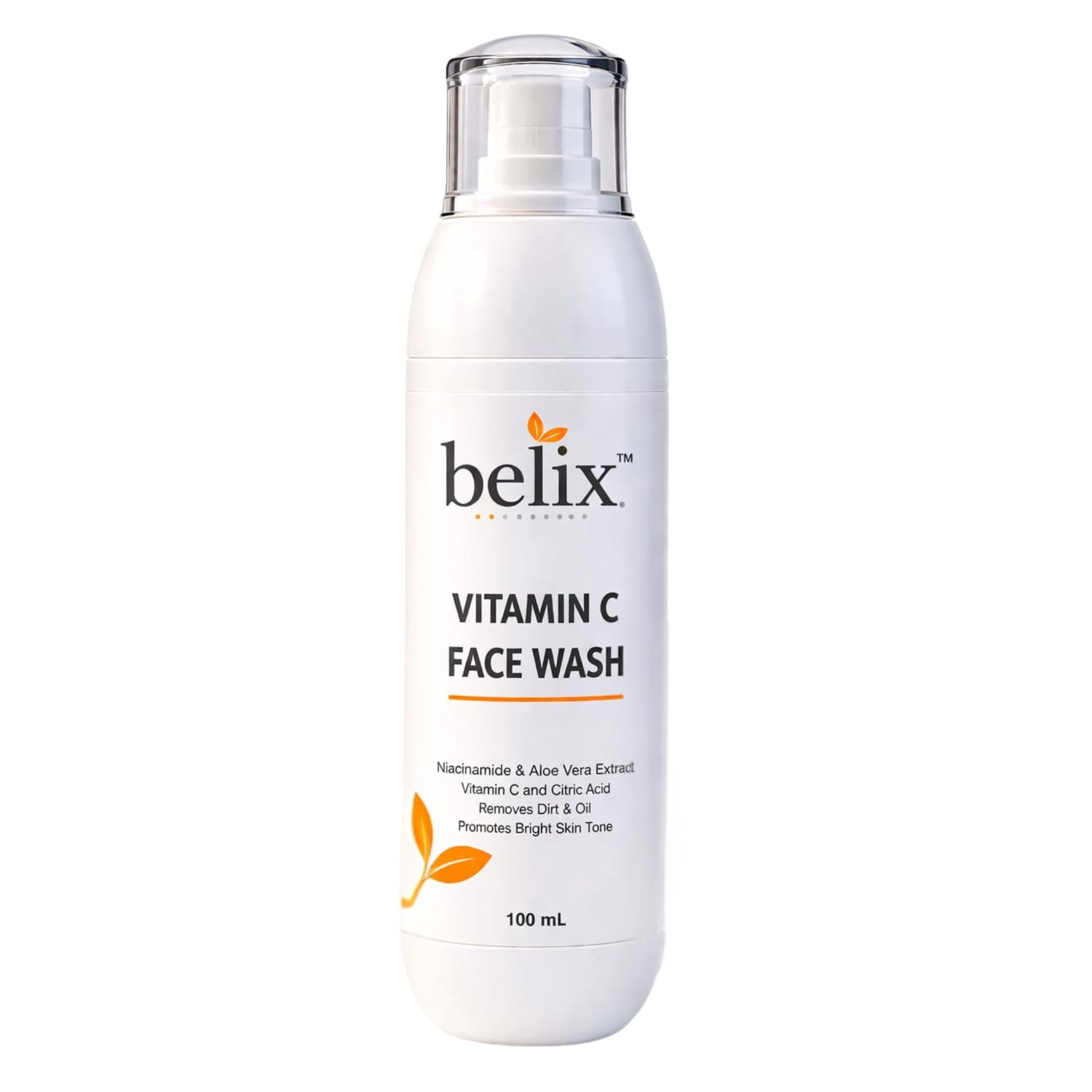 belix Tulsi & Vitamin C Face Wash | Brightening & Purifying Cleanser | Deep Cleansing, Oil Control & Glow Boosting Face Wash for All Skin Types | 1