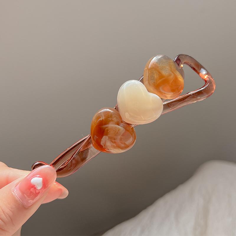 Koreai hajkapcsok nőknek Elegáns hátsó hajtűk lányoknak Hajkiegészítők Vintage Barrettes Lófarok Clip női fejdísz