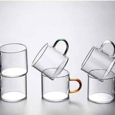 Changqi 55 Six-Color Glass Handled Mug Set