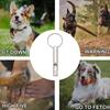 Verstellbare metallene Ultraschall-Hundepfeife Stumme Hundepfeife Hundetraining Hundepfeife Tragbare Hundetrainingswerkzeuge Haustierbedarf