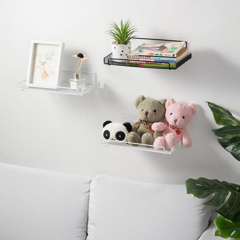 Wall Mounted Shelf for Wireless Wifi Router TV Box Set Top Box Wall Storage Holder TV Accessories Speaker Storage Shelf