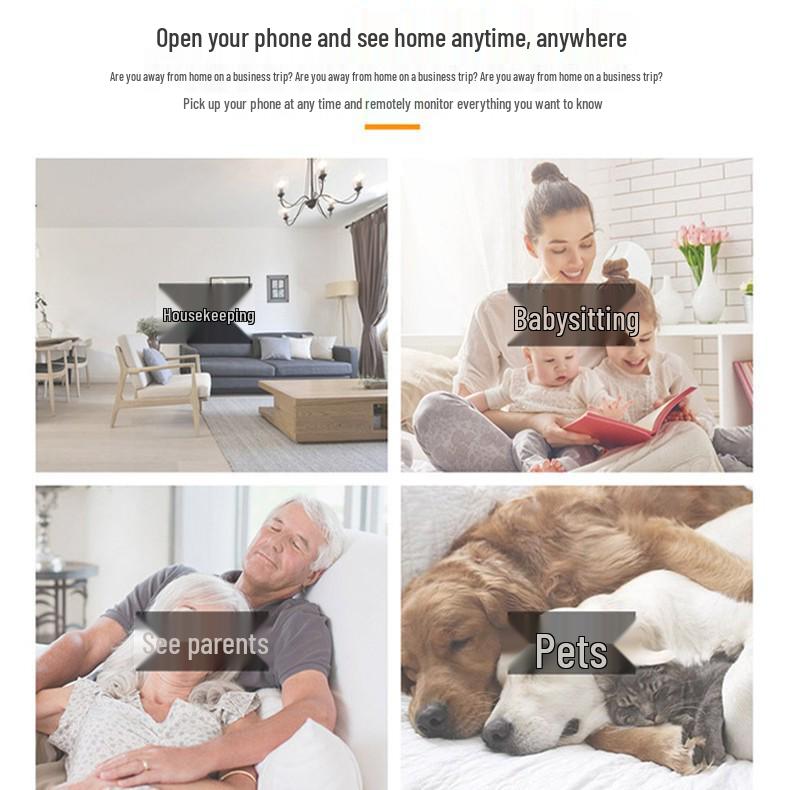 Smart Wireless Night Vision E27 Bulb Camera - HD Monitoring