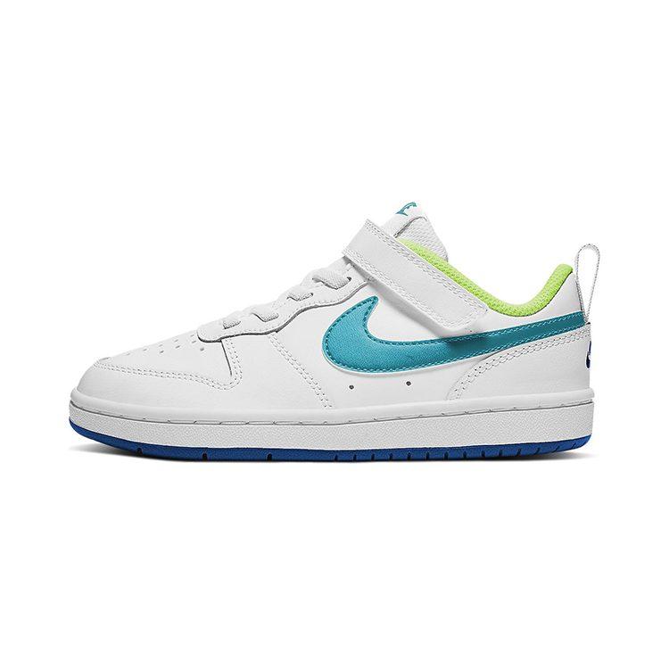 Nike Low 2 Abrasion Resistant Balance Low top Kids' Skateboarding Shoes Blue White Children Aged 3 7 Years Old BQ5451-105