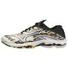 Wave Lightning Z7 Mesh Shock Absorbing Non-Slip Durable Breathable Low-Top Training Shoes Unisex Sneakers White Black Yellow V1GA220008