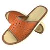 Dark women's house slippers, women's slippers, openwork slippers 42