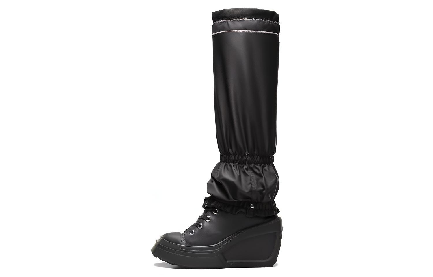 Chuck 70 De Luxe Martine Ali x Chuck 70 De Luxe Wmns Converse Платформа  Triple Black  Женские A08650C 38
