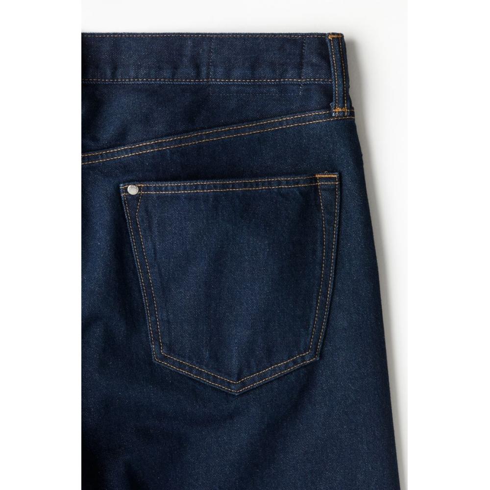 H M Relaxed Fit Jeans Navy Blue