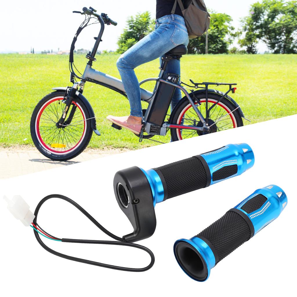 1 Pair Electric Bike Throttle Grip Universal Throttle Handle Grips for Electric Bicycles