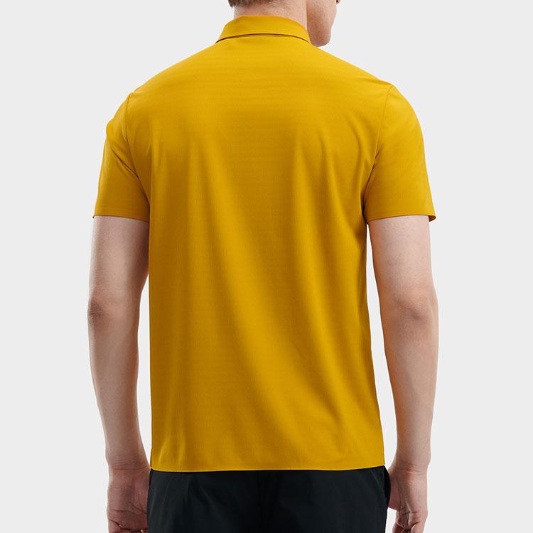 New FILA Polo Shirt Men's Sunset Yellow F11M422124F-YE