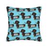 Dachshund Dog Funny Pupy Pillowcases  Cute Funny Pillow Case For Sofa Couch Bed Living Room Comfy Pillow Cover