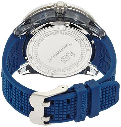 Tendence FLASH 51mm Men's Watch, Blue Dial, Stainless Steel, Mineral Glass, Quartz Movement, TG530002 [Parallel Import]