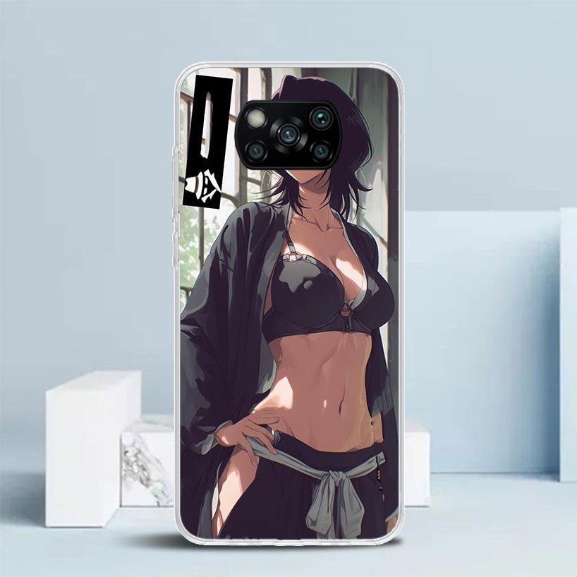 Bleach Kuchiki Rukia Soft Cover for Xiaomi Poco F7 Ultra X7 X6 X5 Pro M7 Phone Case Redmi 15 15C 13 13C 12 12C 10 10C Print Shel