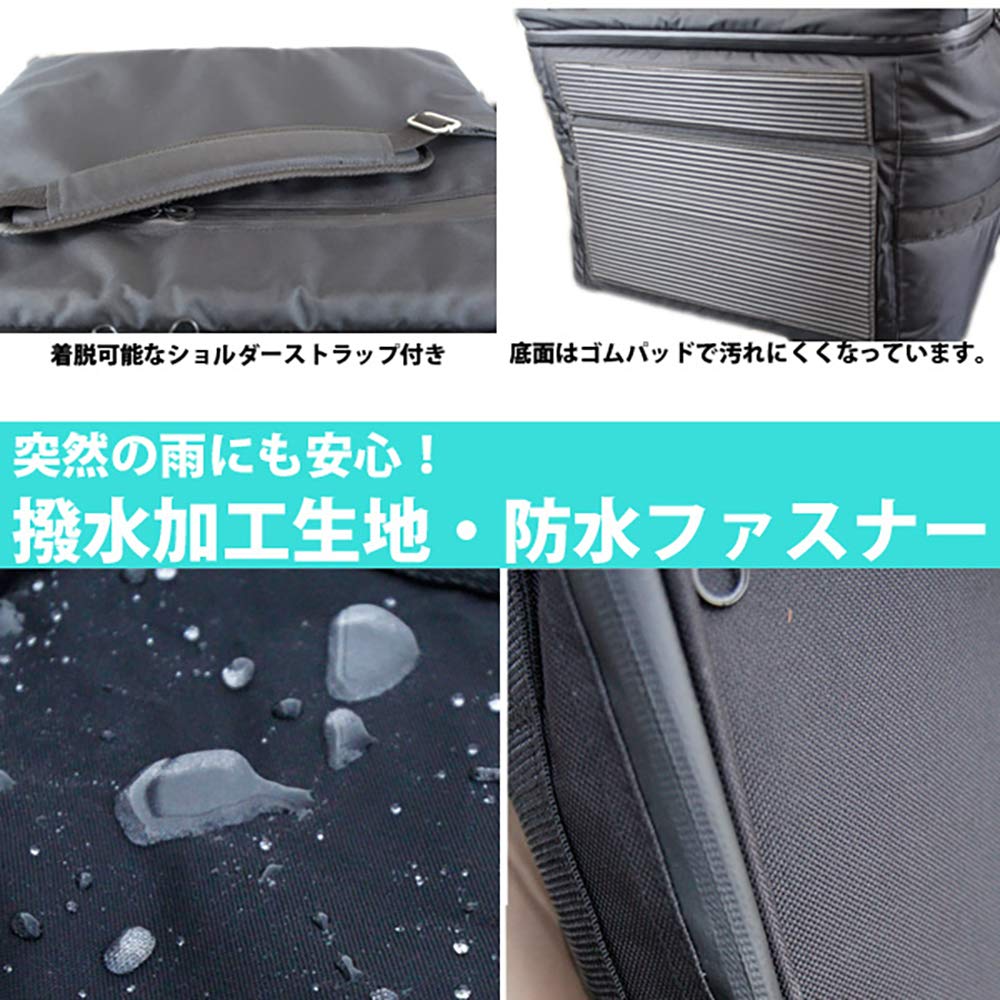 Domestic Cajon Bag Can Store Small Items Waterproof US Military Spec Style [Reliable Support] [ES-CJB02] Water-repellent Fabric, Zipper, fabric/Euro