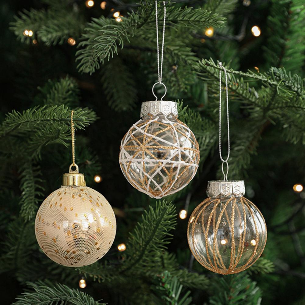 6 Stück Weihnachtsbaum Plastikkugel Weihnachtsdekoration Anhänger Kugel