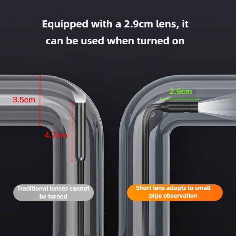 4.3-inch IPS Screen Handheld Industrial Endoscope Portable High-definition Automotive Inspection Instrument Pipeline Camera