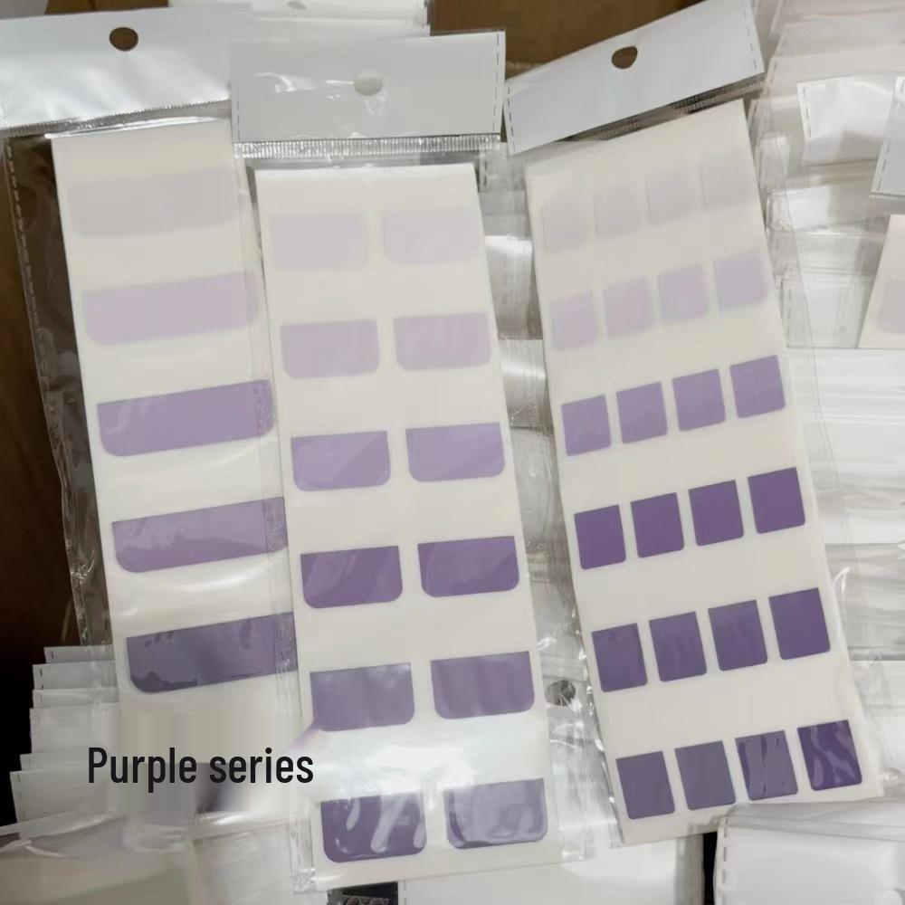 Gradient Writable Index Tabs: Reusable Adhesive Card Strips