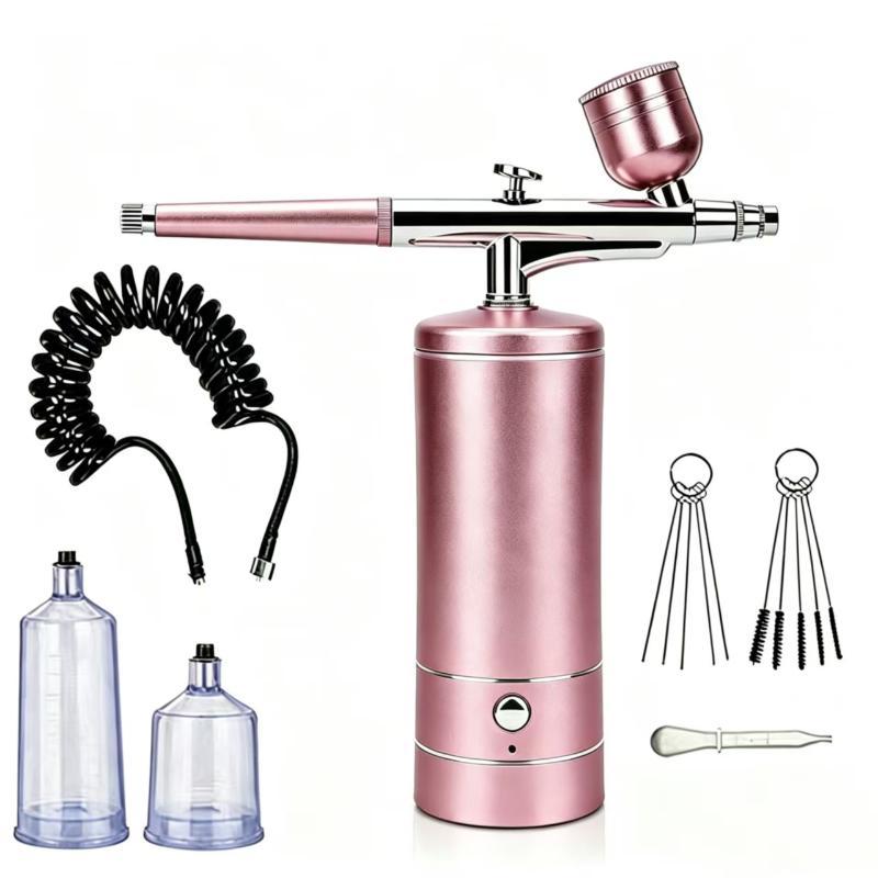 Portable Airbrush Set With Compressor Usb Charging 03Mm Nozzle For Painting Tattoo Manicure Makeup Model Coloring